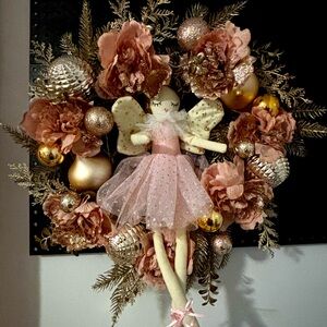 Handmade ballerina wreath